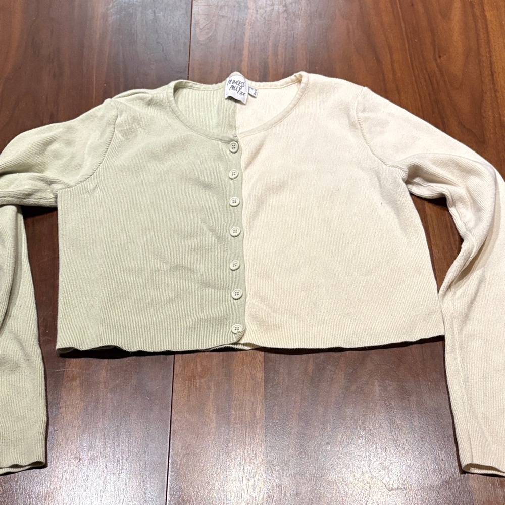 Princess Polly Cream Knit Cardigan